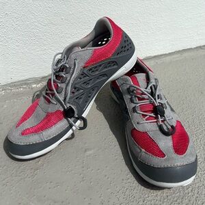 The North Face Women's Lightweight Drawcord Trail Shoes Grey Pink Size 7